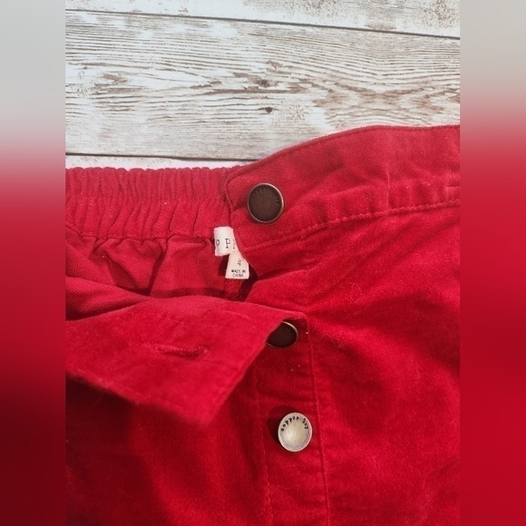 Copper Key Velvet Mini Skirt Girl Size 4 EUC - Picture 3 of 6